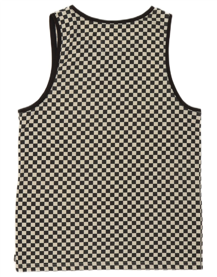 Męska kamizelka Vans, duża, szara, geometryczna