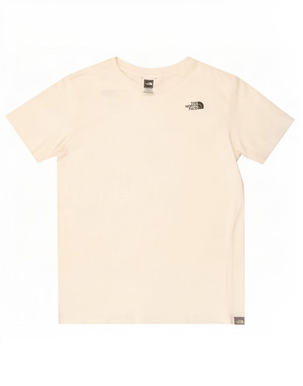 T-shirt chłopięcy The North Face 14-15 lat XL, biały, bawełniany