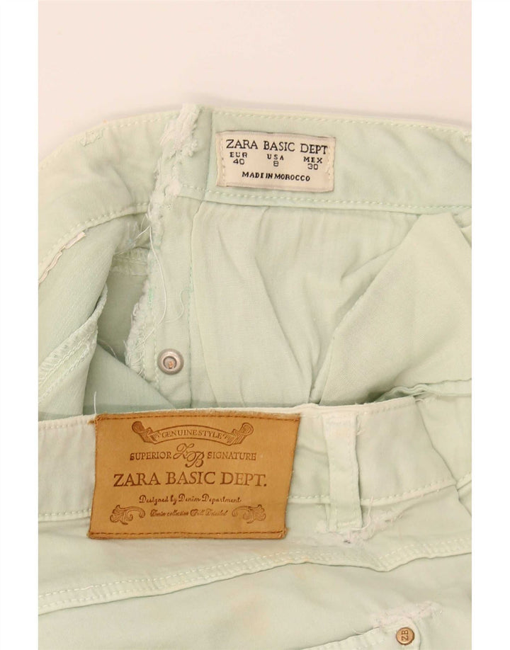 Damskie jeansy Skinny Zara EU 40 Medium W30 L28 Zielone