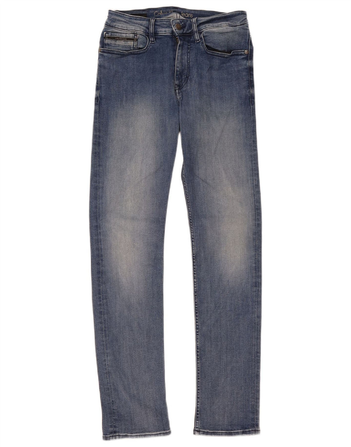 Damskie dżinsy Calvin Klein W29 L32 Niebieskie bawełniane