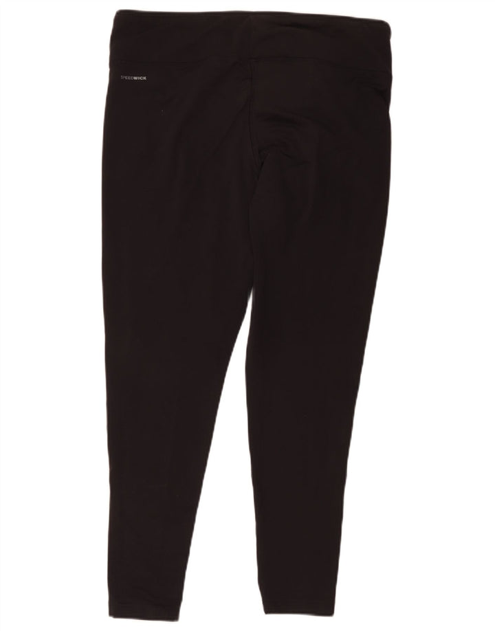 Legginsy damskie Reebok UK 20/22 XL, czarny poliester