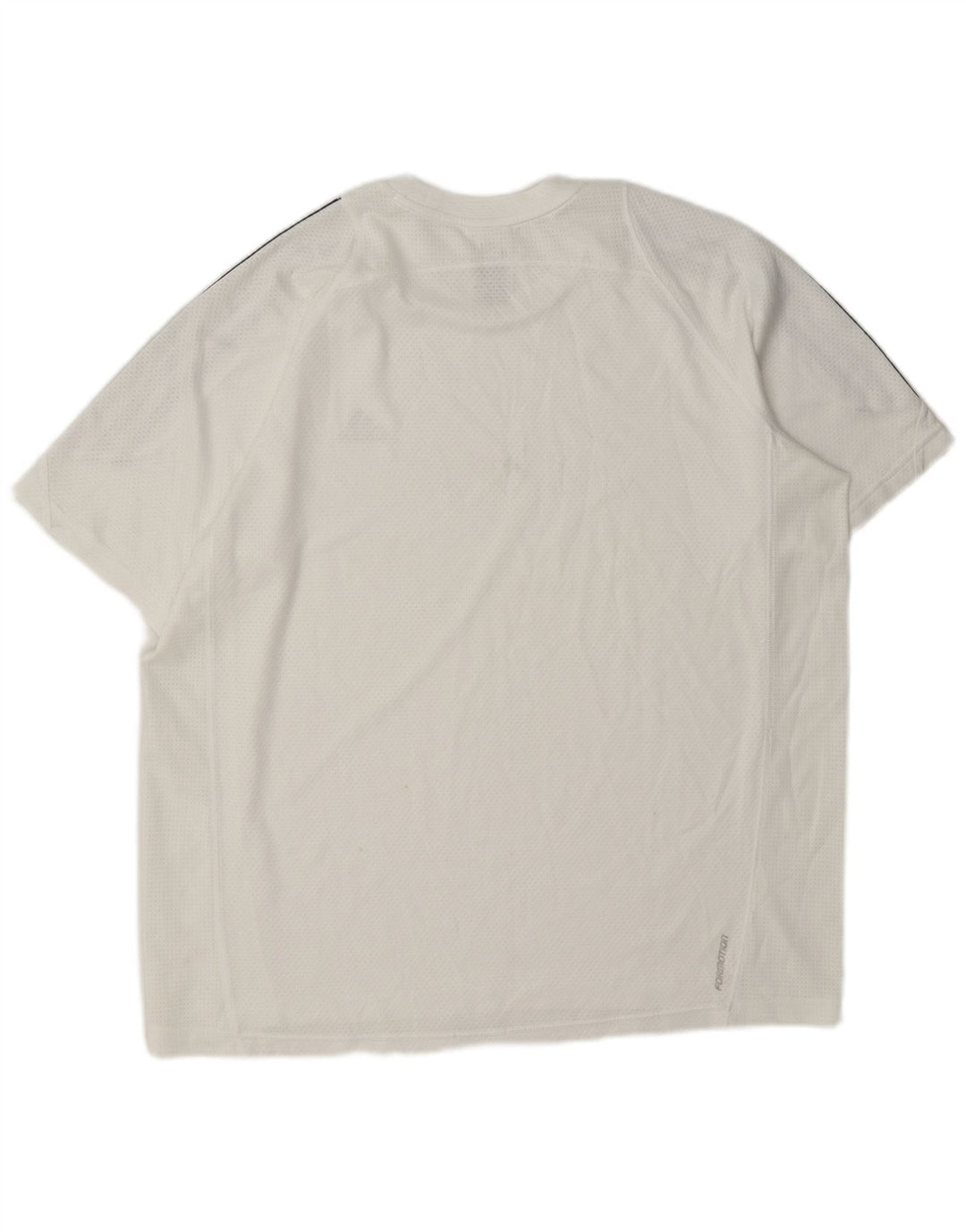 Adidas Męski T-shirt Climacool Top Duży Biały Poliester