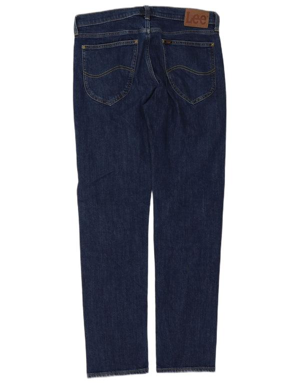 Męskie jeansy Lee Daren Zip Fly W32 L32, niebieska bawełna