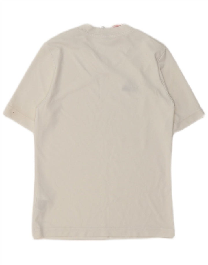 Chłopięca koszulka Adidas Aeroready Top 11-12 lat, biały poliester