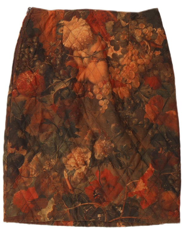 Fiorella Rubino Damska spódnica ołówkowa z wysokim stanem UK 14 Large W28 Wielokolorowa