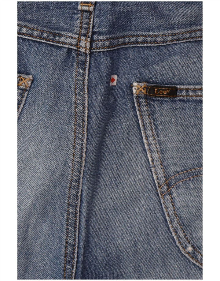 Męskie krótkie spodenki jeansowe Lee z 5 kieszeniami W31, średnioniebieskie, bawełniane
