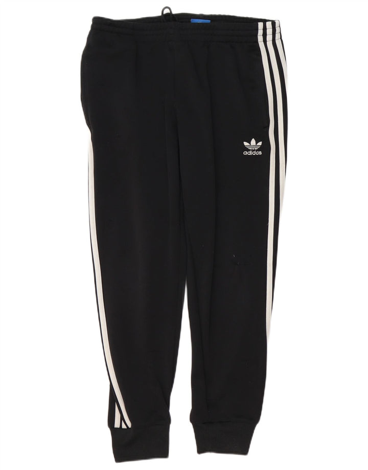 Damskie spodnie dresowe ADIDAS Joggers UK 12 Średni czarny poliester