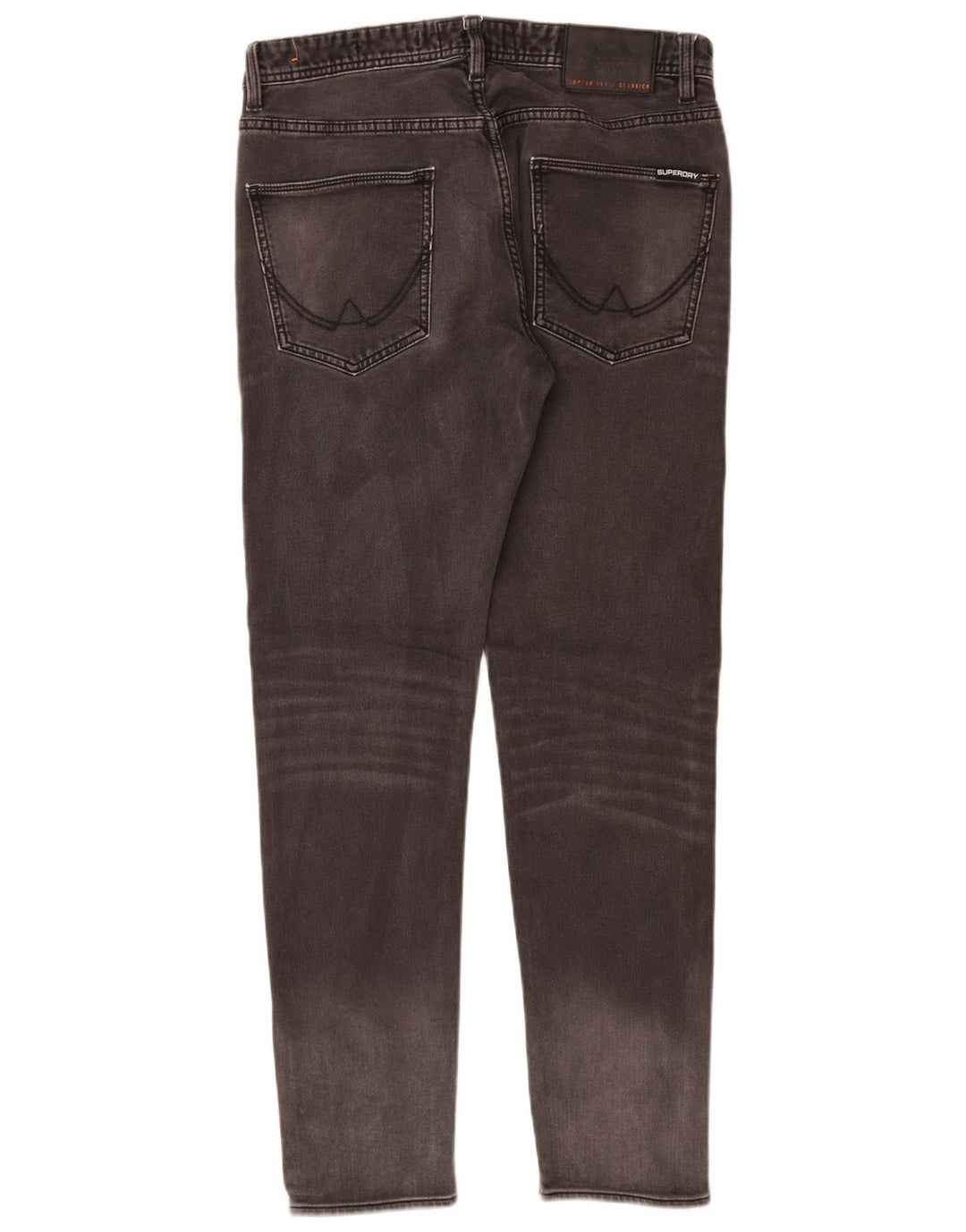 Męskie jeansy Superdry Wilson Slim W32 L30 Szara bawełna