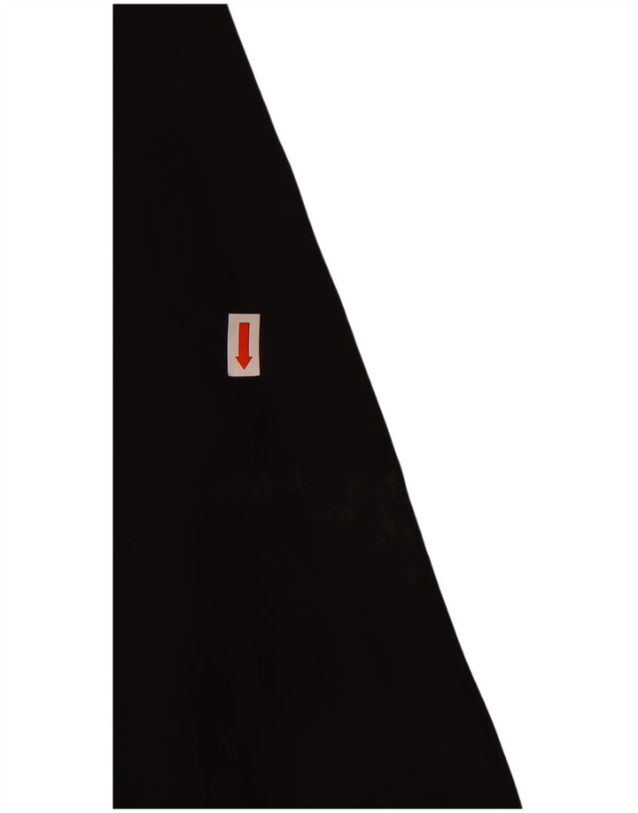 Damska sukienka maxi z falbaną w stylu vintage IT 42, średnia czerń