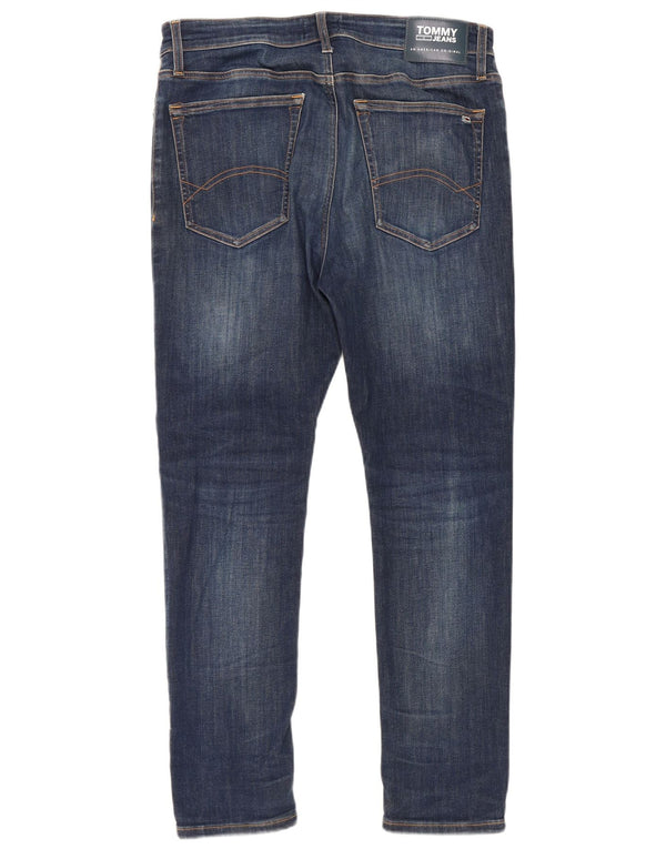 Tommy Hilfiger Męskie Ryan Skinny Jeans W34 L30 Granatowa bawełna