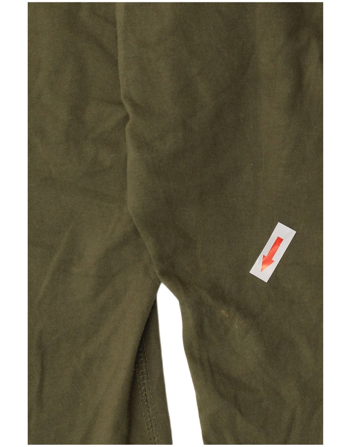 Damskie legginsy Nike Graphic UK 12, bawełna w kolorze średniego khaki