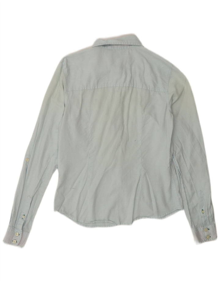 Koszula damska TOMMY HILFIGER US 4 Small, niebieska, bawełniana