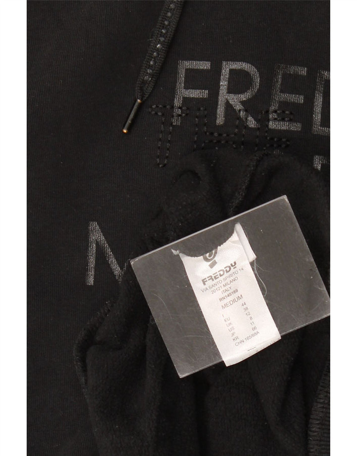 Damska bluza z grafiką Freddy, UK 14, średnia czarna bawełna