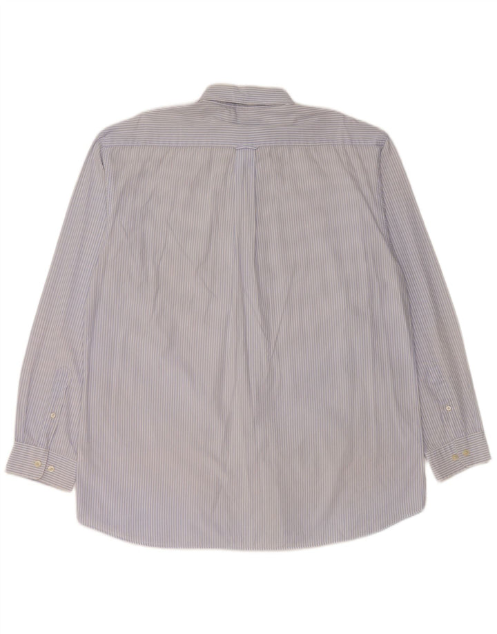 Koszula męska GANT o regularnym kroju XL, niebieska, bawełniana w prążki