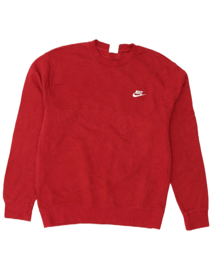 Męska bluza dresowa Nike, średnia czerwona, bawełniana