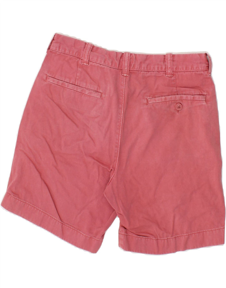 J. CREW Womens Stanton Chino Shorts W29 Medium Pink Cotton Vintage J. Crew and Second-Hand J. Crew from Messina Hembry 