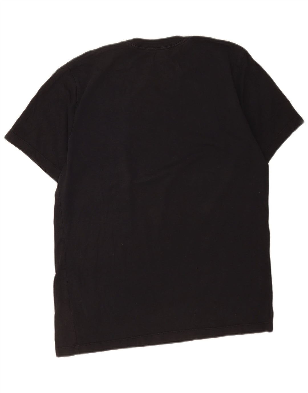 Męski T-shirt z grafiką Nike, średni czarny, bawełniany