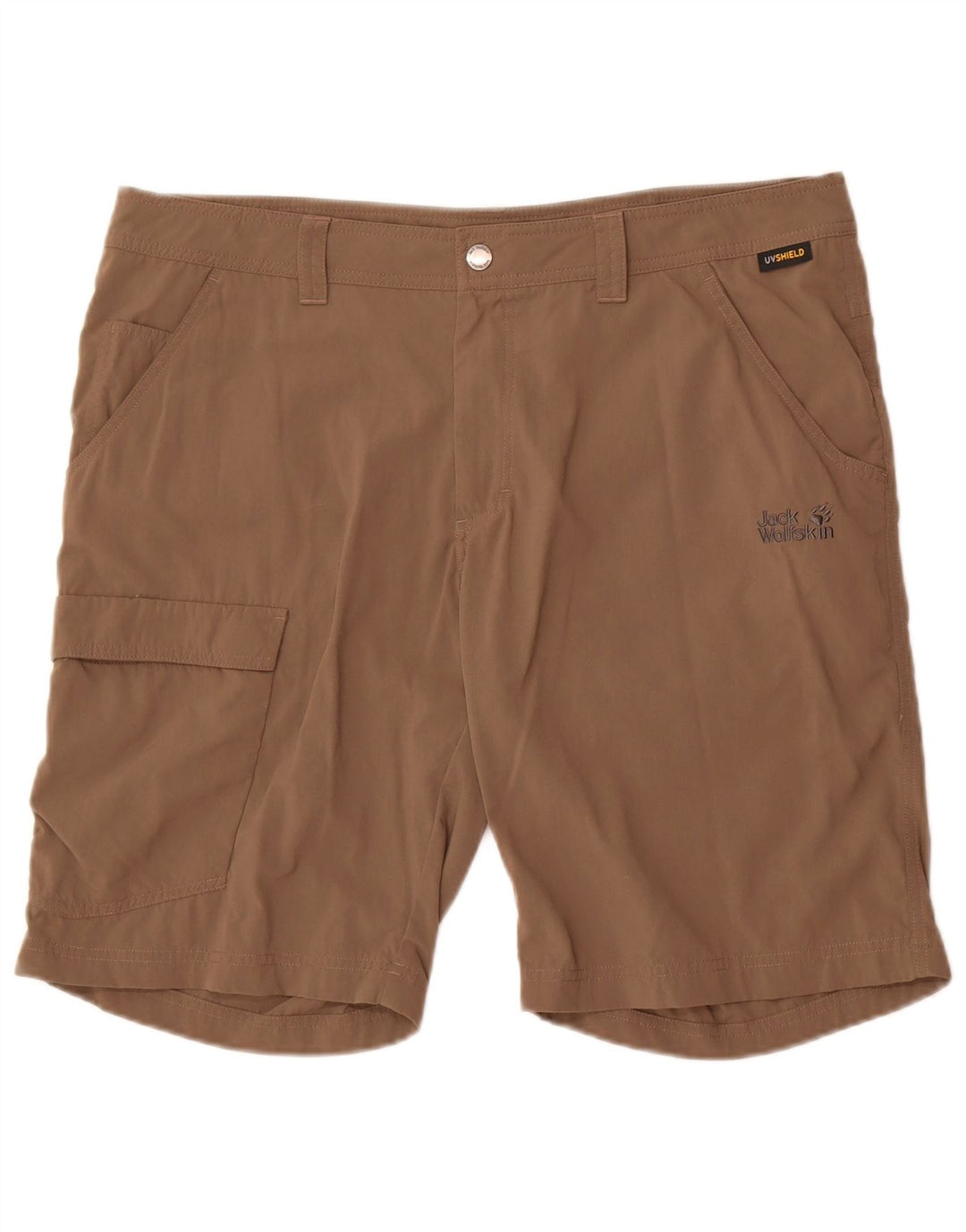 Męskie spodenki cargo Jack & Jones W40 XL, brązowy poliamid
