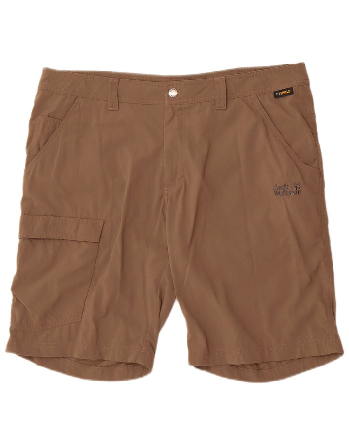 Męskie spodenki cargo Jack & Jones W40 XL, brązowy poliamid