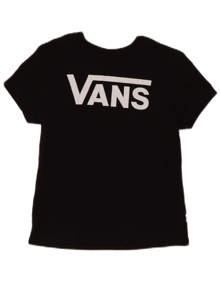 Damska koszulka z grafiką Vans Top UK 2 2XS czarna