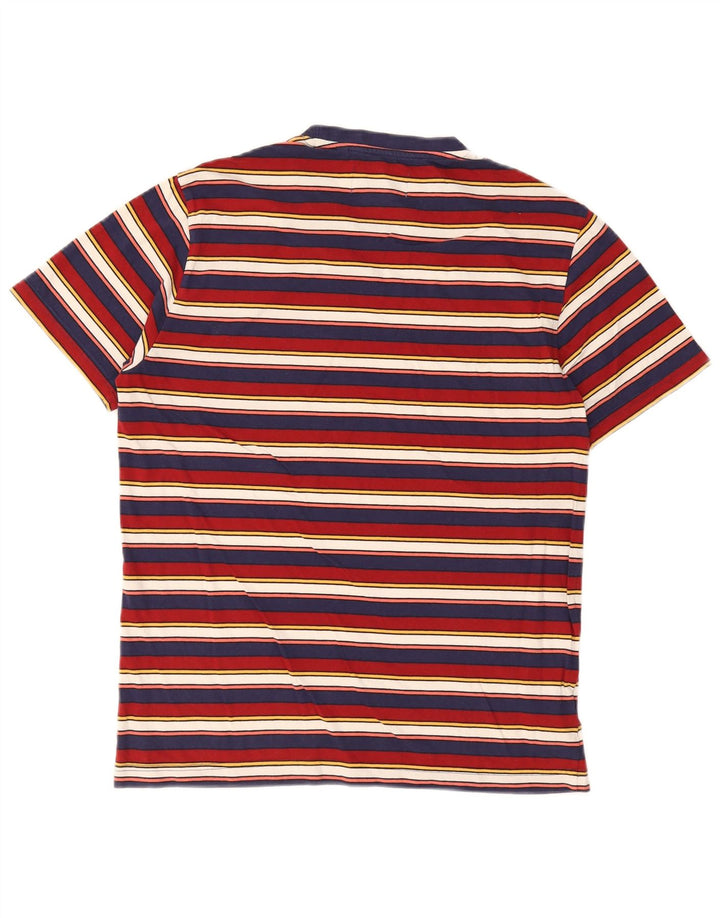 T-shirt męski Penguin Top, średniej wielkości, wielobarwny, bawełniany w paski