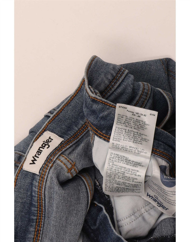 Męskie jeansy Wrangler Texas Straight W36 L34 Niebieskie, bawełniane