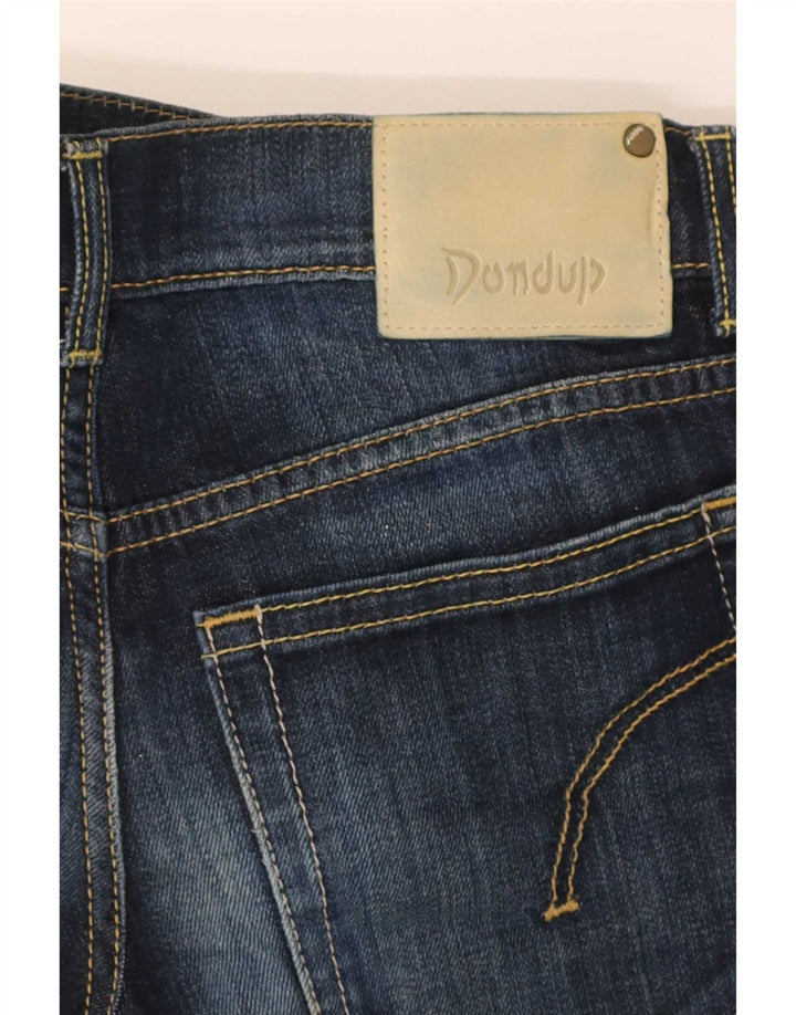 Damskie spodenki jeansowe Dondup z niskim stanem W30, średni granat