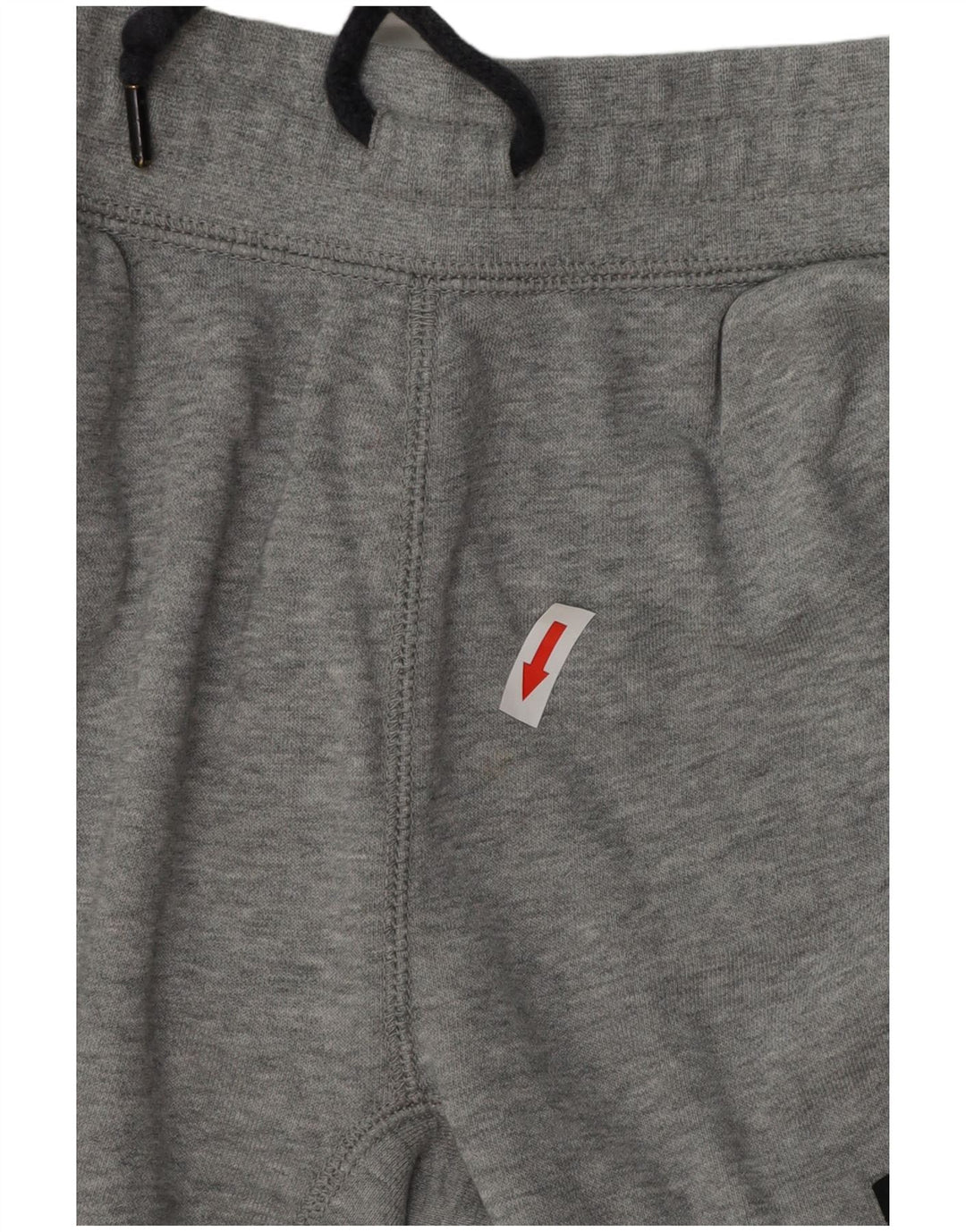 Męskie spodnie dresowe NIKE z grafiką, średnioszare, bawełniane