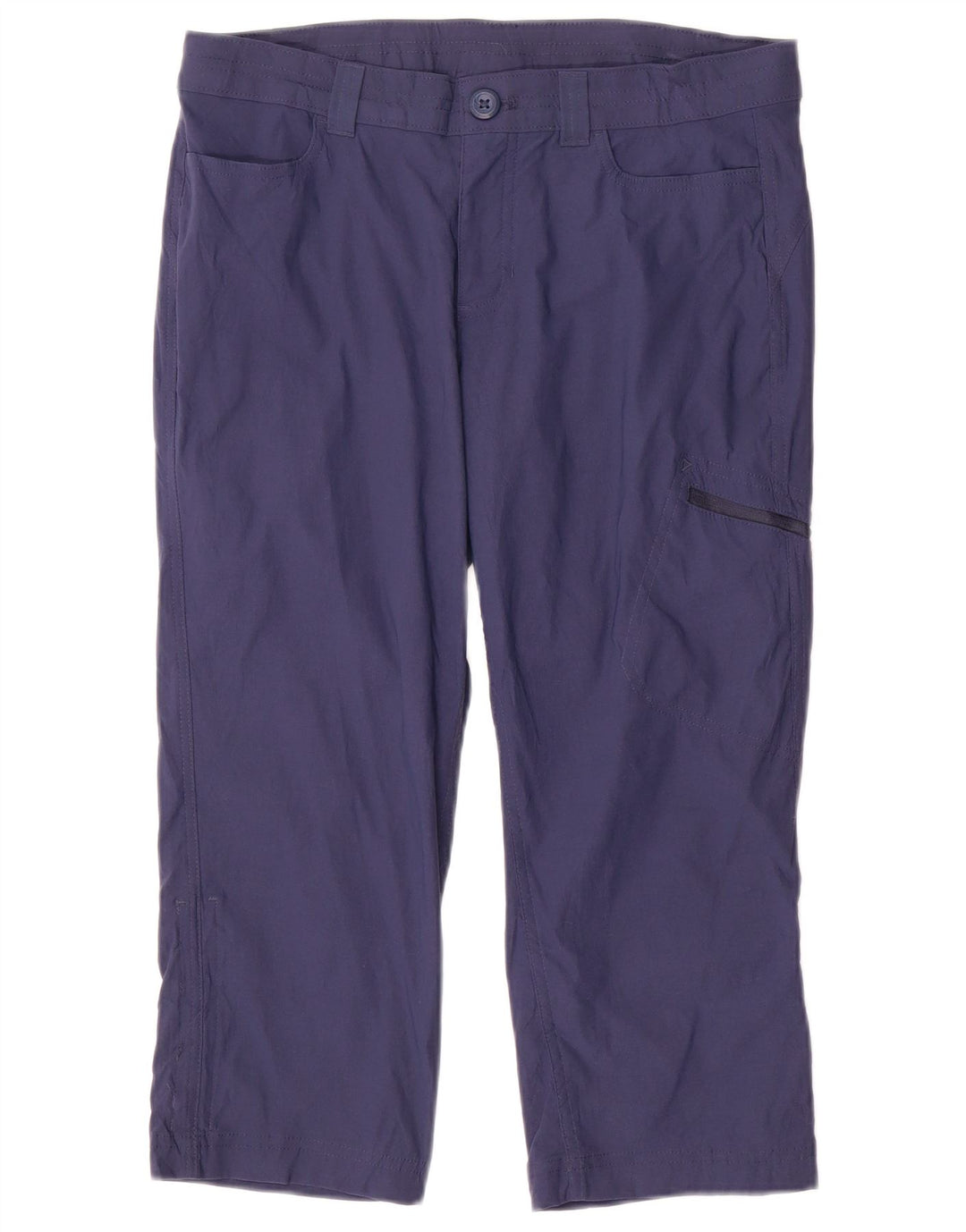 Spodnie damskie EDDIE BAUER Straight Capri US 8 Medium W32 L20 Granatowe