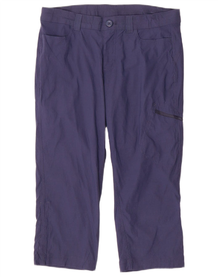 Spodnie damskie EDDIE BAUER Straight Capri US 8 Medium W32 L20 Granatowe