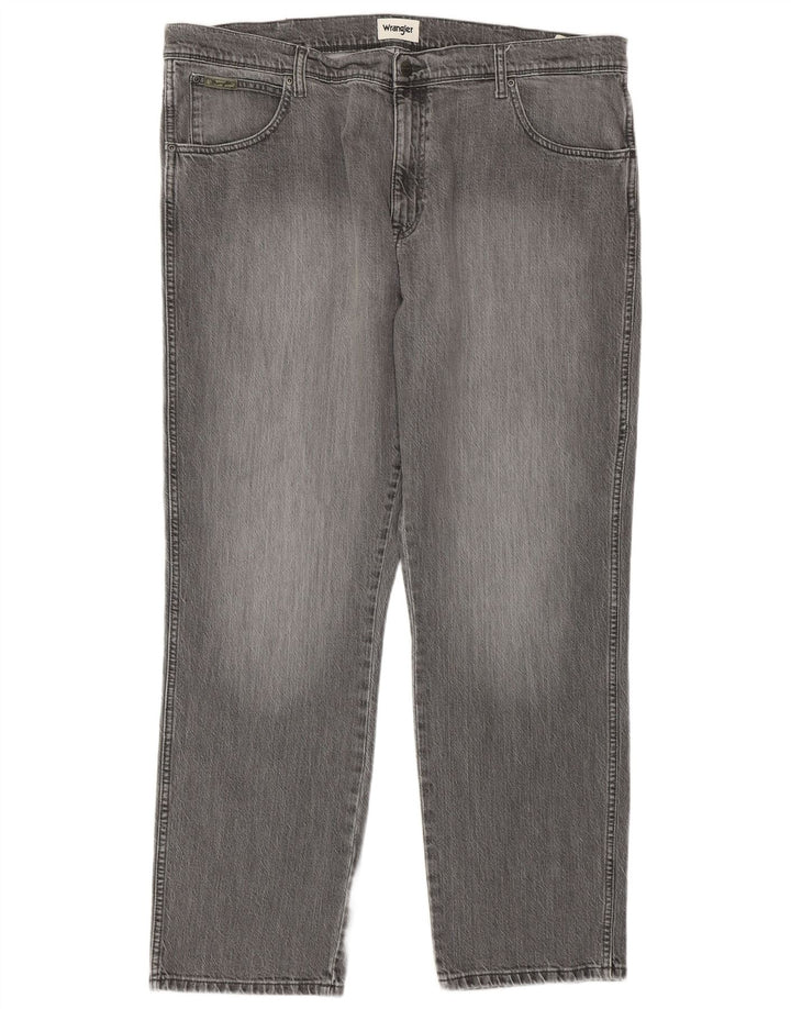 Męskie jeansy WRANGLER Texas Straight W42 L32 Szara bawełna
