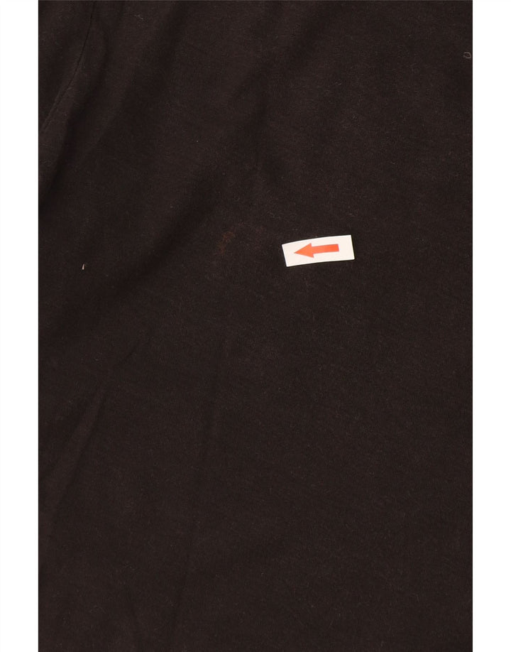 Męski T-shirt z grafiką Puma, mały, czarny, bawełniany