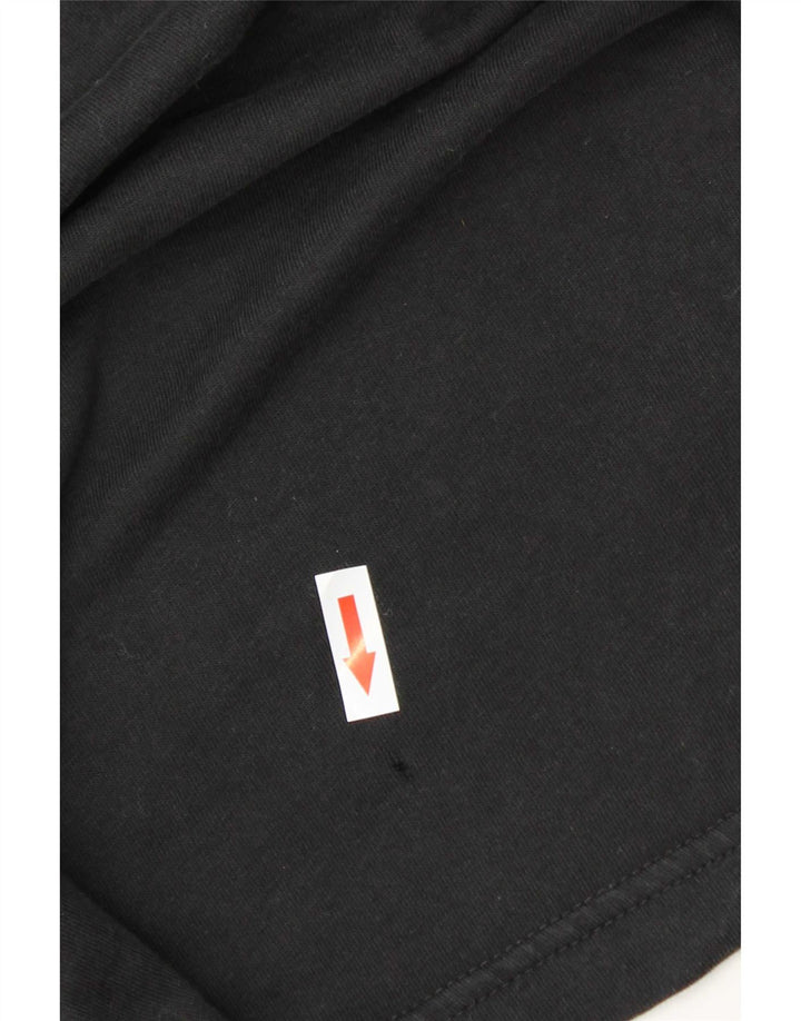 Adidas Męski T-shirt Top Duży Czarny Bawełniany