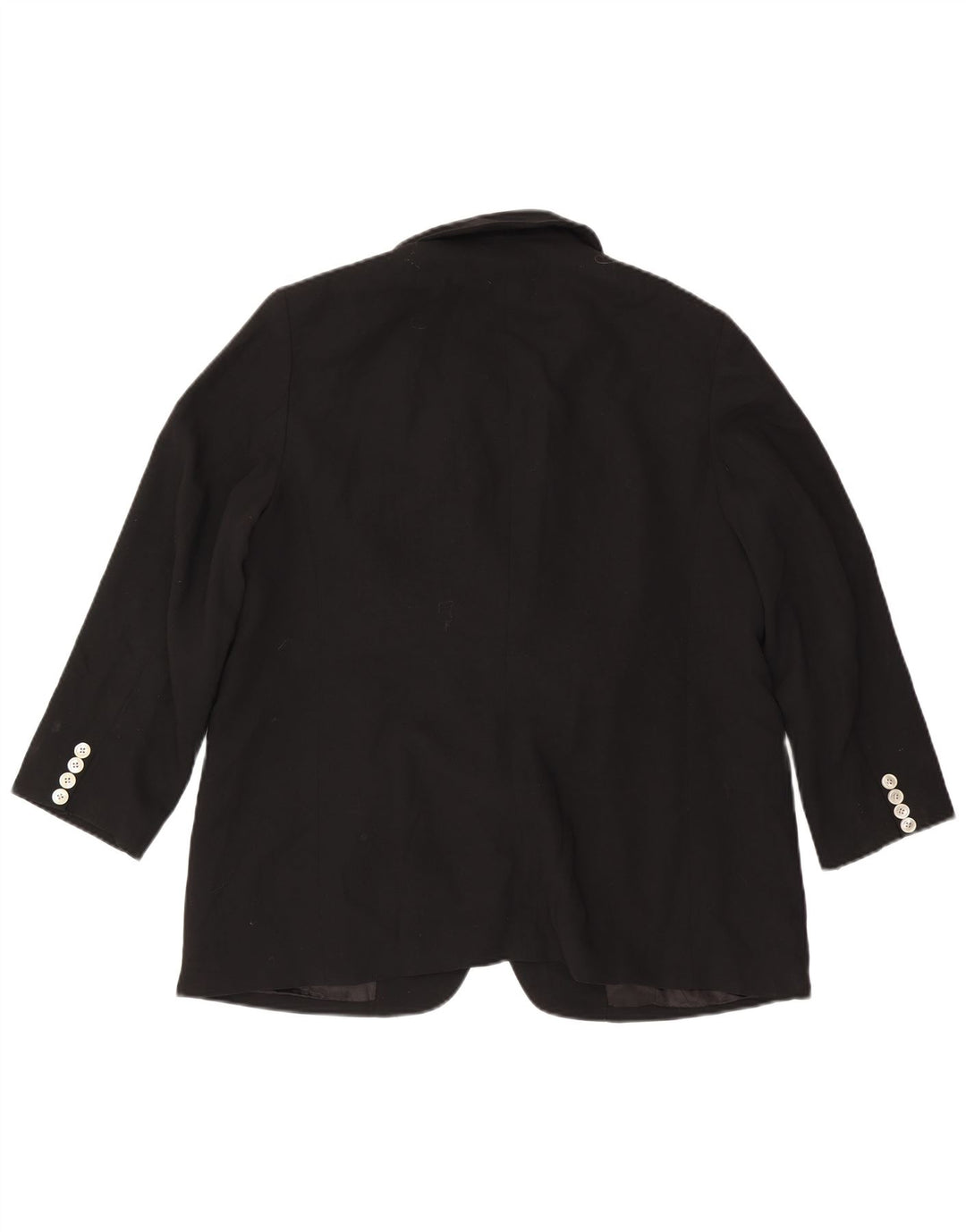 Damska marynarka zapinana na 2 guziki Ralph Lauren US 14 XL, czarna wełna