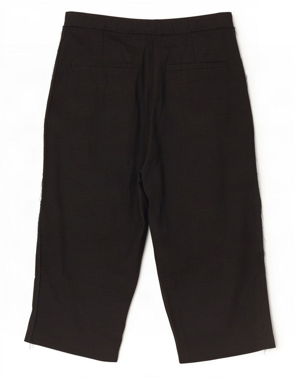 Damskie bermudy Zara Medium W28 Czarny Lyocell