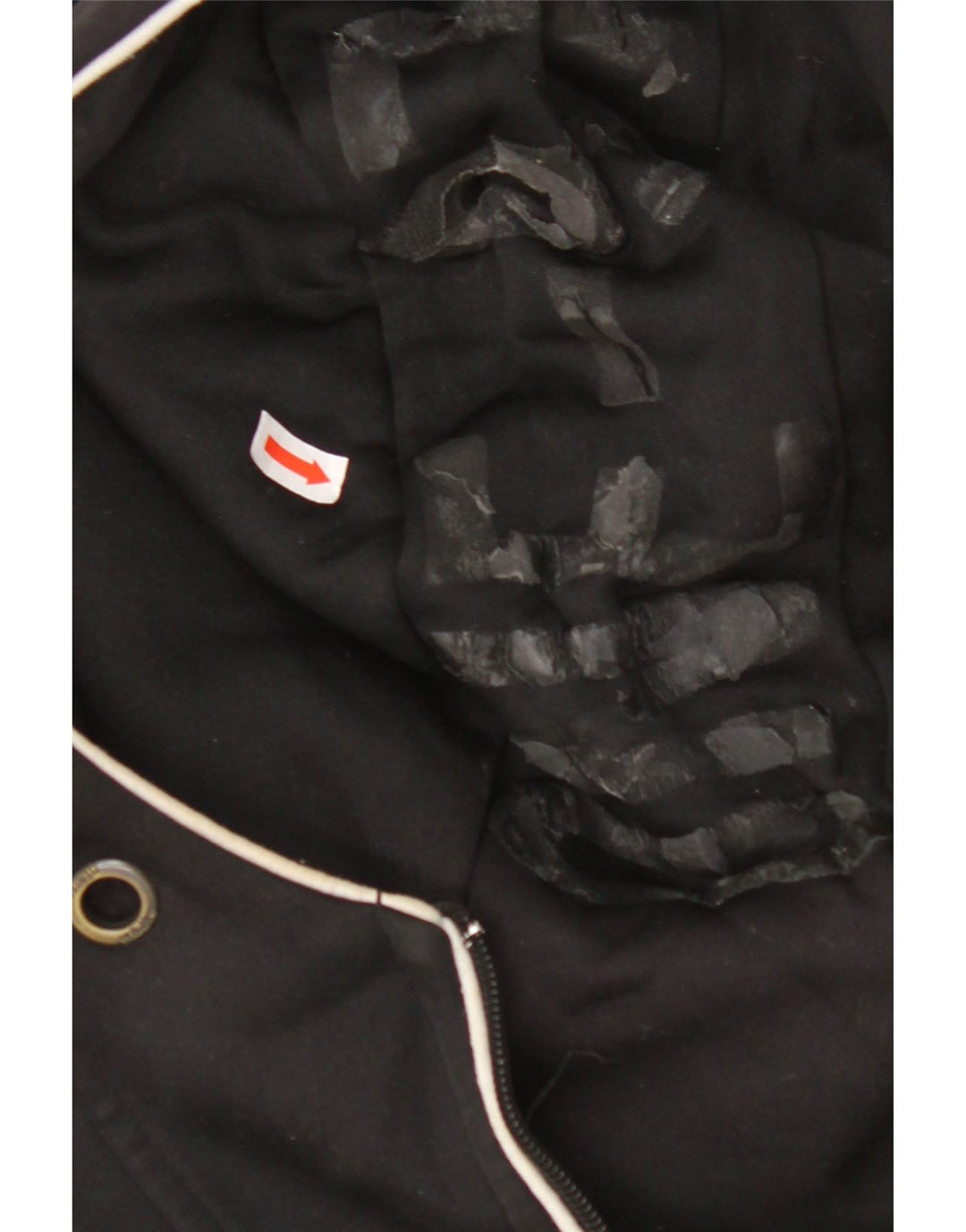 Damski sweter JACK & JONES z kapturem i zamkiem, UK 14, średni czarny, blok kolorów