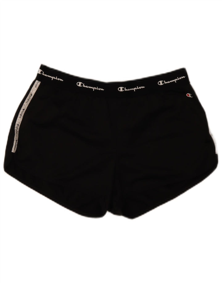 Damskie spodenki sportowe Champion Graphic UK 14, duże, czarne, poliestrowe