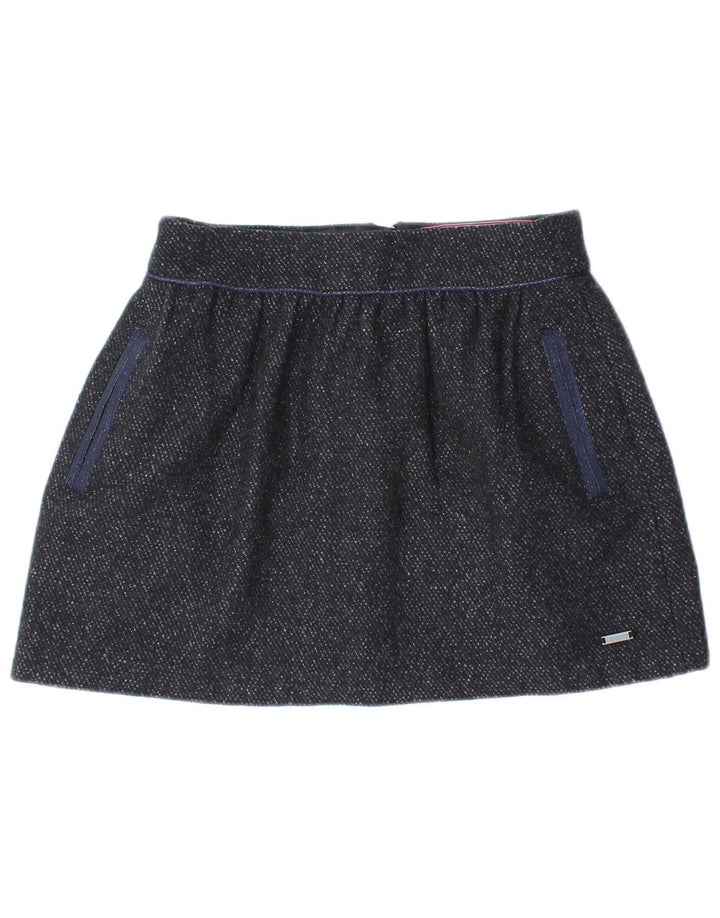SUPERDRY Damska minispódniczka mała W27 Szary, nakrapiany poliester