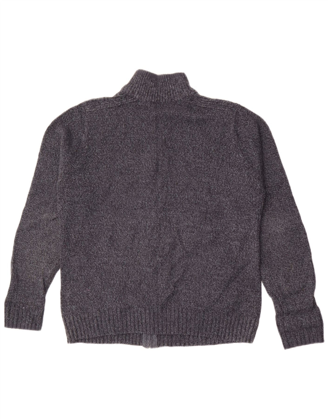 Męski sweter rozpinany Marks & Spencer o regularnym kroju, średni, granatowy, nakrapiany