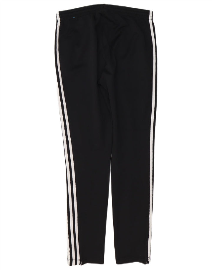 Damskie spodnie dresowe ADIDAS UK 12, średnie, czarne, bawełniane