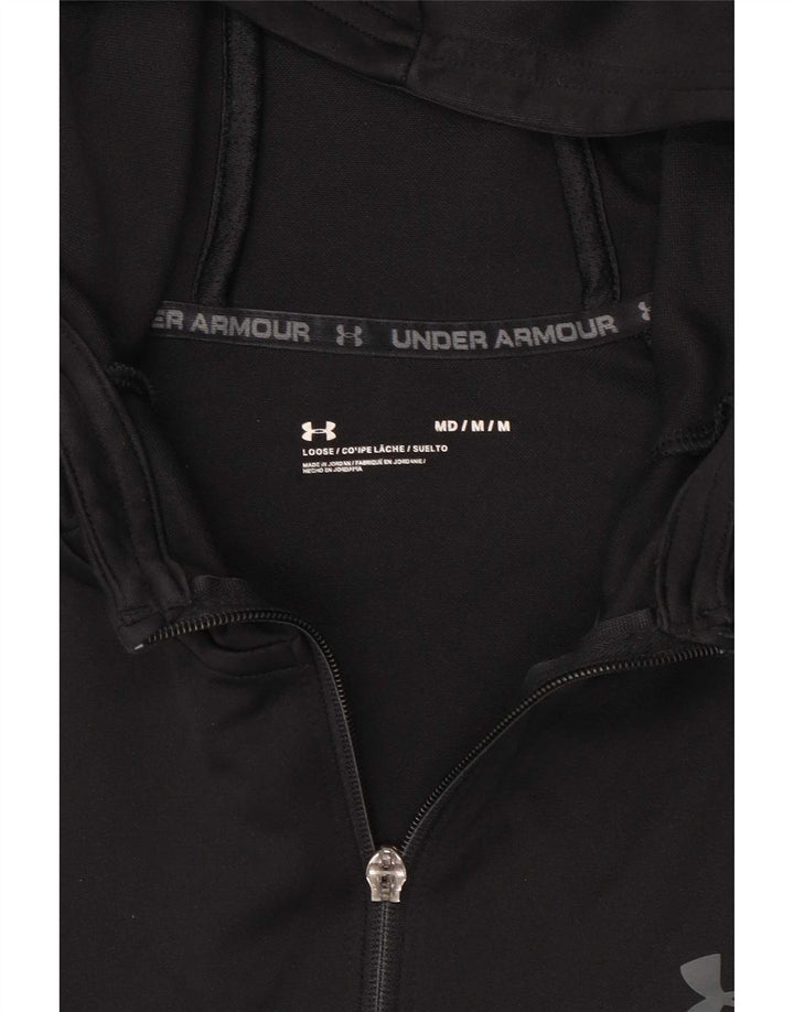 Męski sweter z kapturem i zamkiem Under Armour, średni czarny