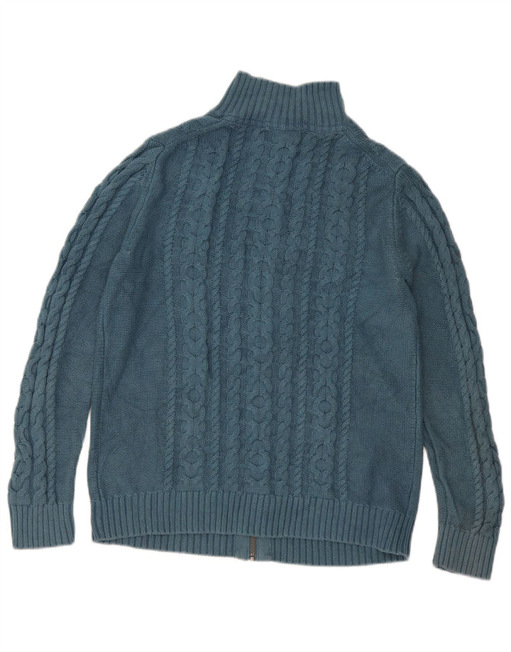 Sweter damski L.L.Bean UK 14, średni niebieski, bawełniany