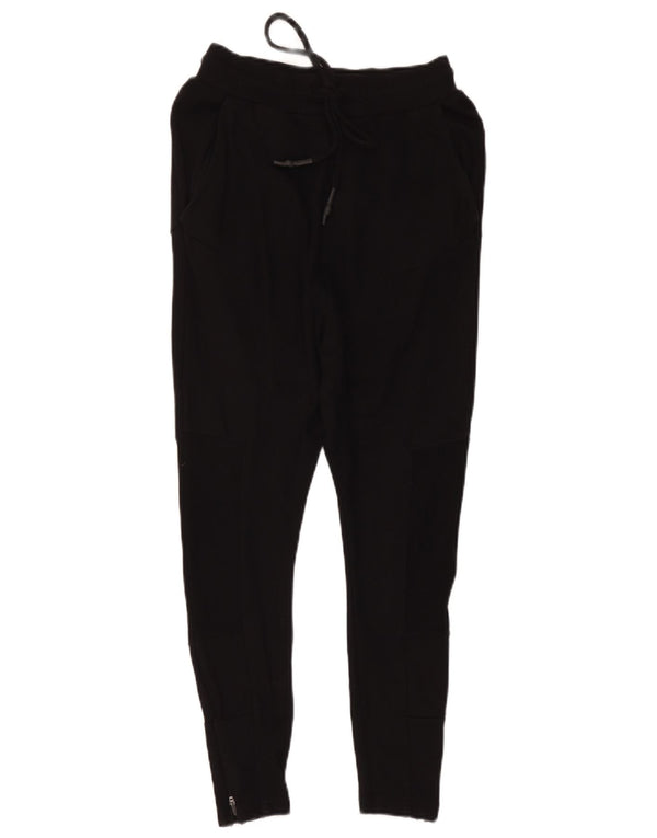 Spodnie dresowe damskie Zara Capri UK 10, małe, czarne, bawełniane