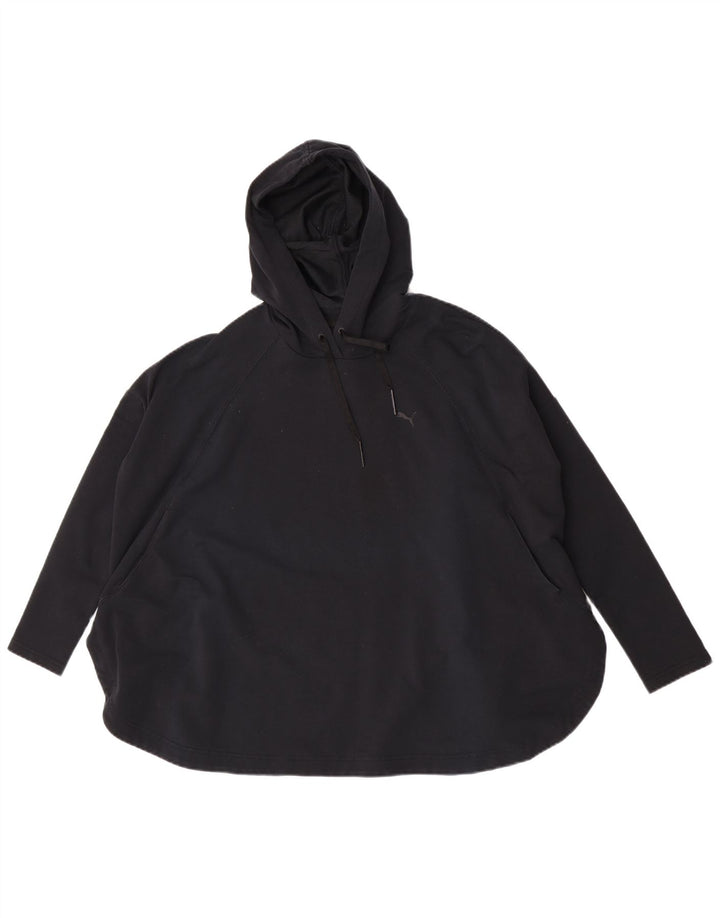 Damski sweter oversize z kapturem Puma UK 12, średni czarny