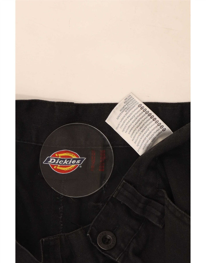 Dickies Męskie proste spodnie cargo W30 L29 Czarny poliester