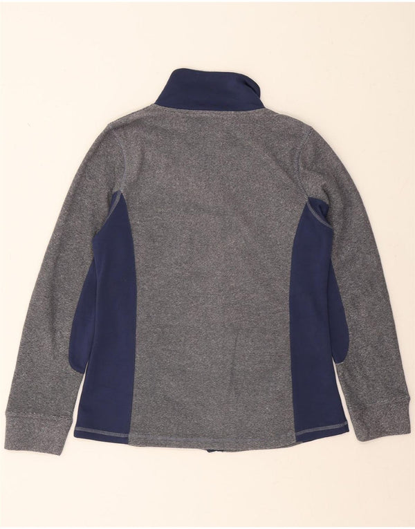 AVIREX Womens Tracksuit Top Jacket UK 14 Medium Grey Colourblock Polyester