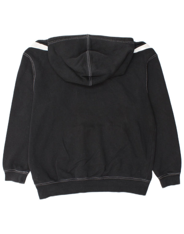 Męska bluza z kapturem NIKE o luźnym kroju, z grafiką XS, czarna, bawełniana