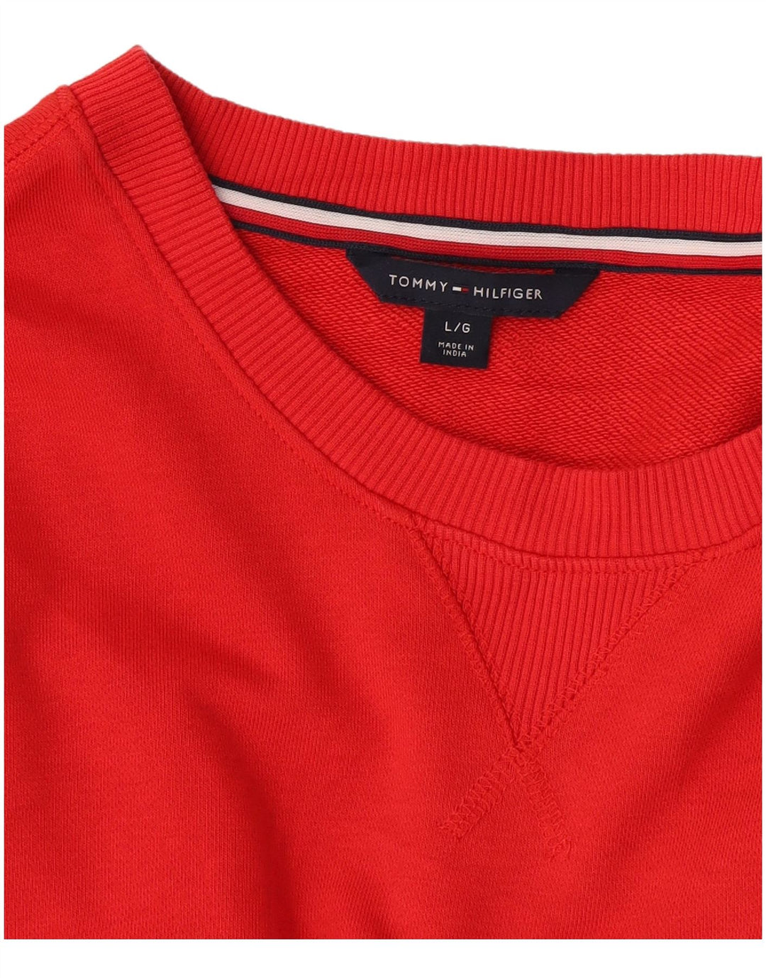 Damska bluza dresowa Tommy Hilfiger UK 16, duża czerwona