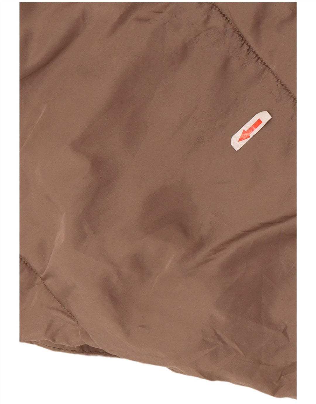 Damski płaszcz z kapturem, oversize, wyściełany Zara UK 18 XL, brązowy poliester