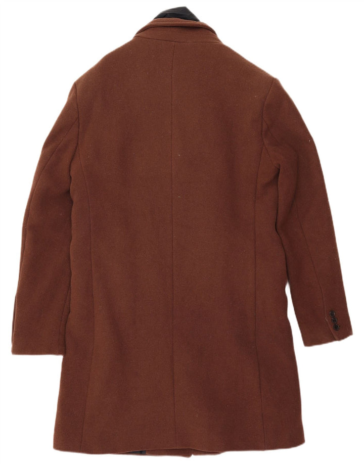 Płaszcz męski Superdry UK 40, duży, brązowy, wełniany